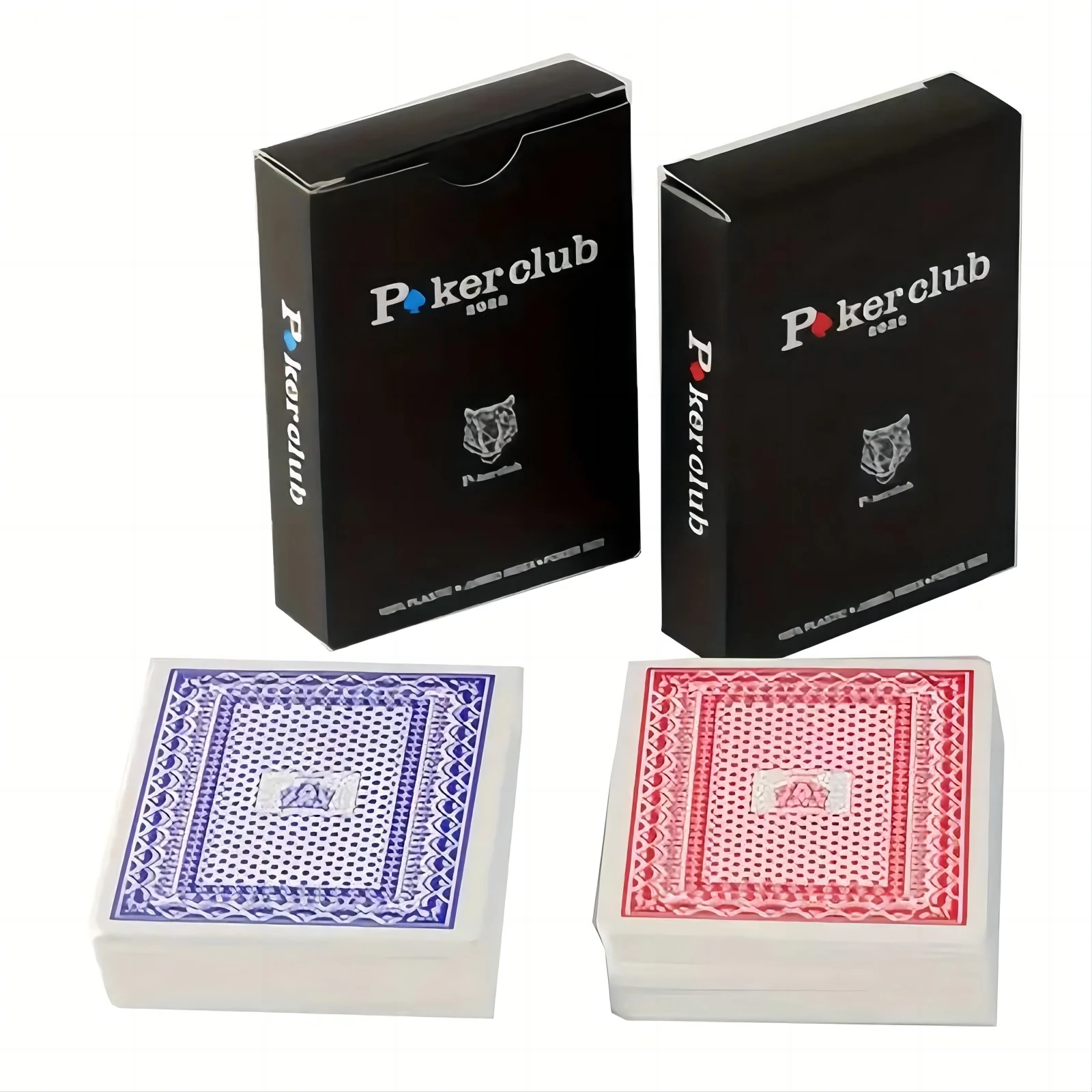 Mooth Waterproof Baccarat Texas Hold'em Plastic Playing Cards PVC Poker Club Cards Wear-resistant 2.48*3.46 inch