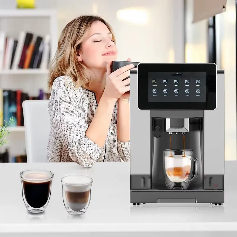 for Nespresso Smart Touch Screen Espresso Coffee Machine Fully Automatic Home Office Barista Maker Capsule Pod Brewer