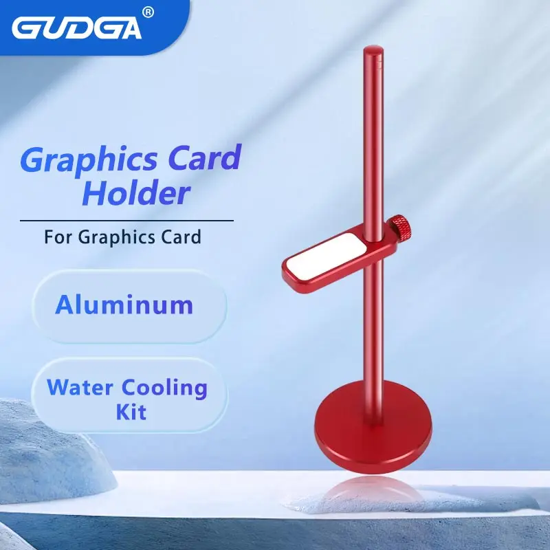 

Поддержка видеокарты из алюминиевого сплава, держатель для видео, противоскользящее магнитное основание для настольного компьютера, комплект водяного охлаждения, геймерский шкаф