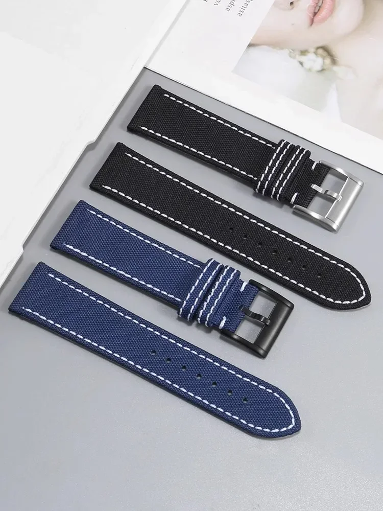 Watch Band For Breitling Avenger deep dive sea wolf yellow wolf Nylon high quality watch strap super Ocean bottom belt 22mm view 2