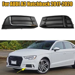 Cubierta de lámpara antiniebla de parachoques delantero, marco de lámpara antiniebla, cubierta de bisel de recorte, para AUDI A3 Hatchback 2017, 2018, 2019, 2020