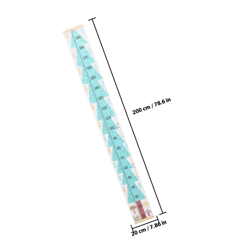 2pcs Height Growth Chart Wall Mounted Measurement Ruler for Kids – Simple Nursery Home Decor