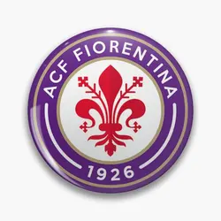 Fiorentina  Soft Button Pin Lover Clothes Gift Metal Hat Cute Fashion Lapel Pin Cartoon Brooch Decor Collar Jewelry Funny Women