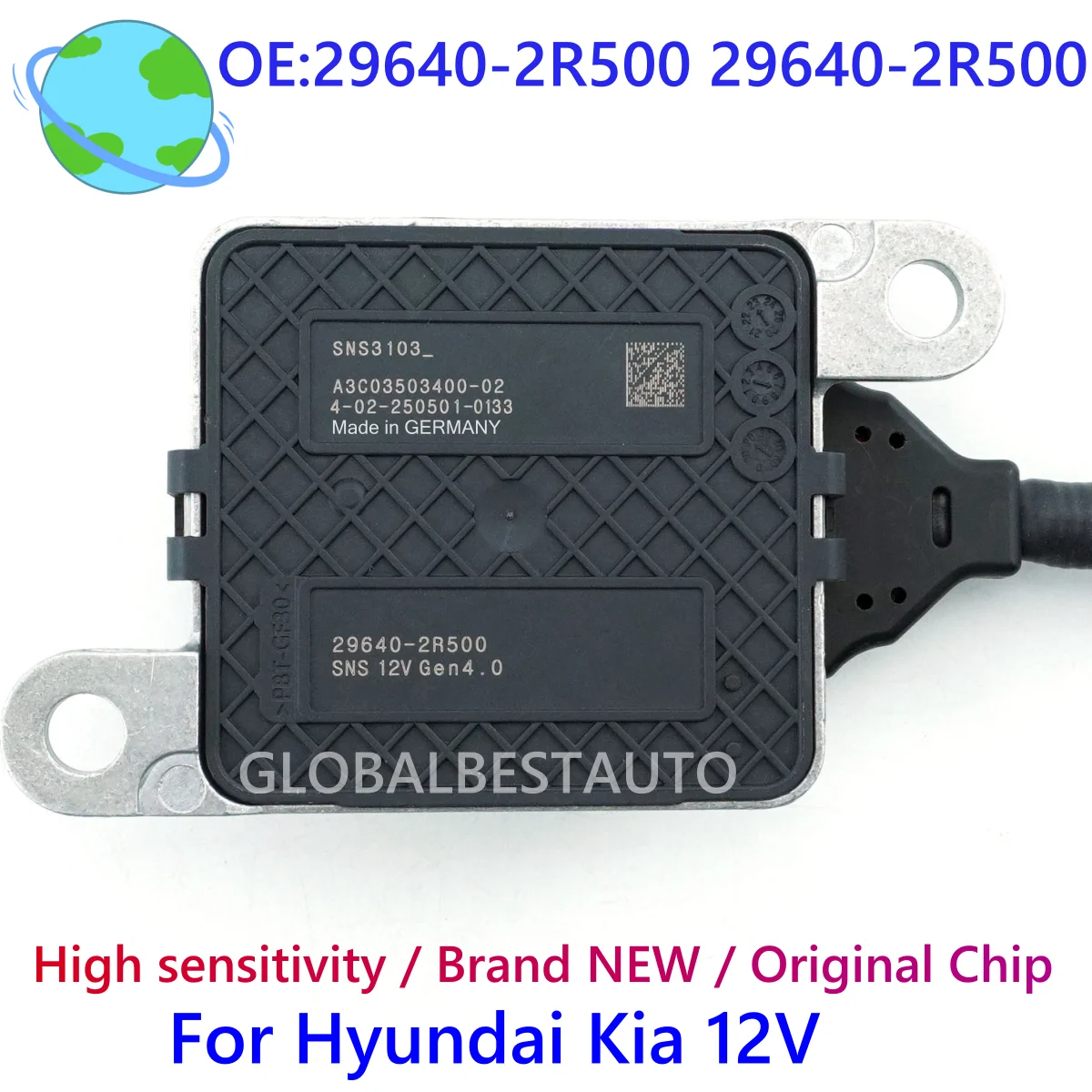 29640-2R500 296402R500 High Quality New Nitrogen Oxide NOx Sensor For Hyundai Genesis GV70 2021- Kia 29640 2R500