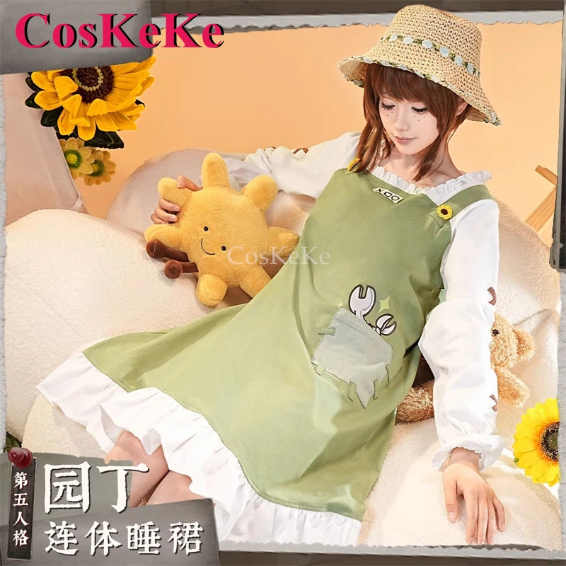

CosKeKe Emma Woods/Gardener Game Identity V Cosplay Costumes Sweet Pajamas Dress Lovely Nightgown Activity Role Play Clothing