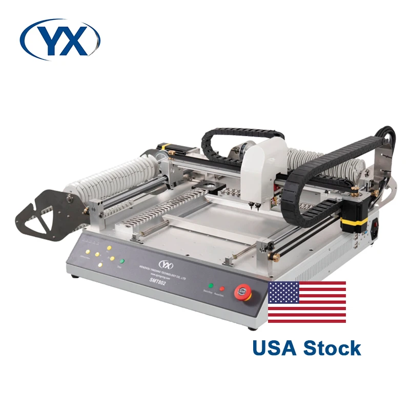 Stock in USA SMT802B-S SMT PCB Machine Small Pick and Place Machine Desktop Automatic Pick And Place Machine