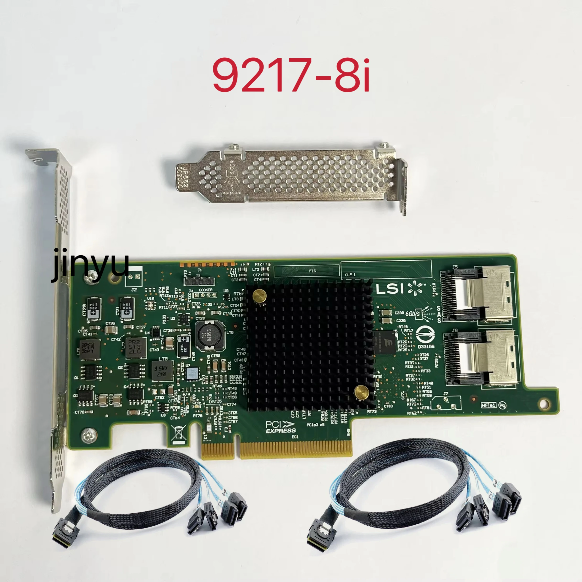 LSI 9217-8I 6Gbs SAS PCI-E 3.0 HBA FW: P20 IT Mode For ZFS FreeNAS unRAID+ 2*SFF-8087 cables SATA