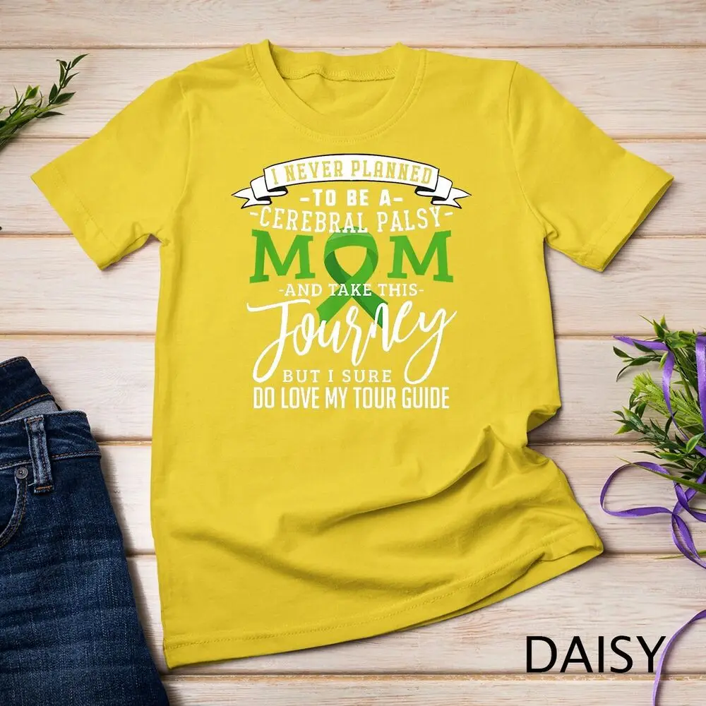 Cerebral Palsy Awareness Shirts Support Brain Mom Journey Unisex T-shirt