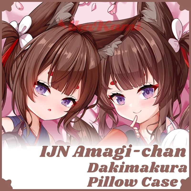 IJN Amagi-chan Dakimakura Azur Lane Pillow Case Sexy Pillowcase Full Body Hugging Cushion Cover Bedding Home Decor Otaku Gift