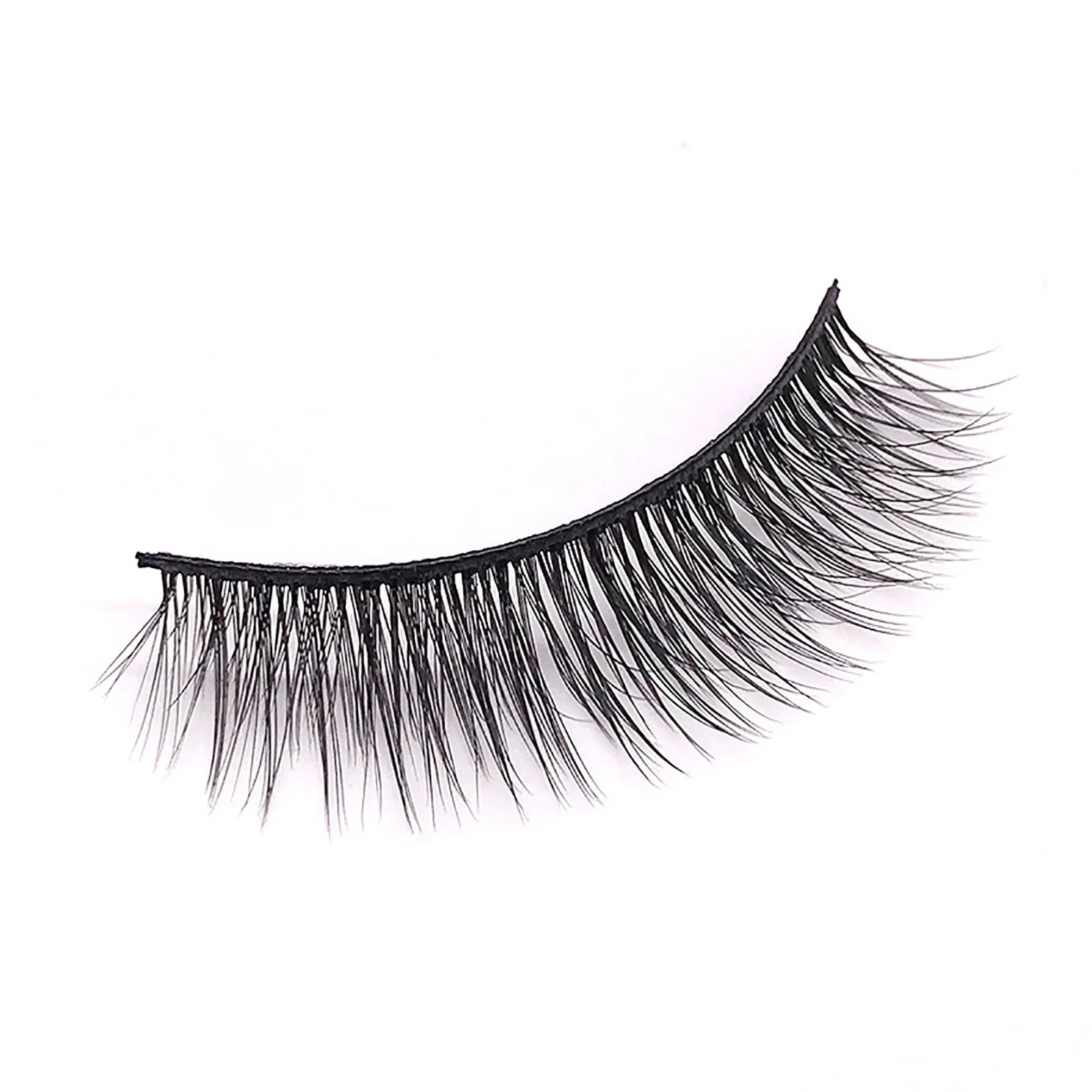 10 Pairs Magnetism Eyelashes Kit Handmade Lightweight Reusable Magnetic Lashes with Eyeliner Applicator Synthetic Fiber