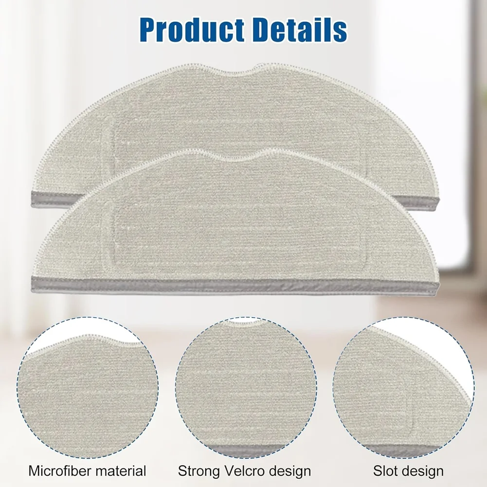 Набор тканевых подушечек для швабры BBNV для Dreame Mova S10/Trouver S10/Mova S10 Plus/Trouver S10 Plus, детали для пылесоса, 12 шт.