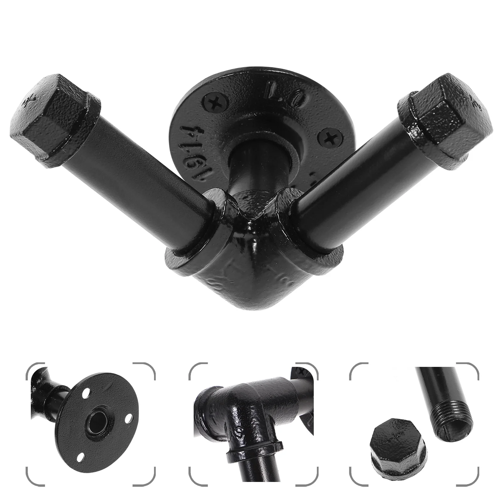 ที่แขวนสเก็ตบอร์ดติดผนัง 1 ชุด ชั้นวางเหล็กอเนกประสงค์สำหรับเก็บสโนว์บอร์ด สกี และลองบอร์ด