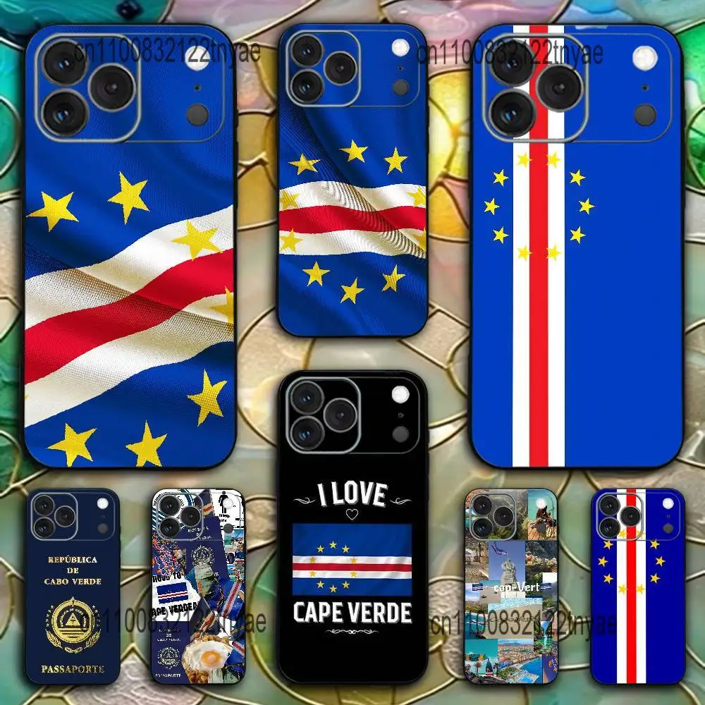 

Cool Cape Verde Phone Case For iPhone 17,16,15,14,13,12,11,X,XR,XS,Plus,Mini,Pro,Max Soft black Shockproof Cover