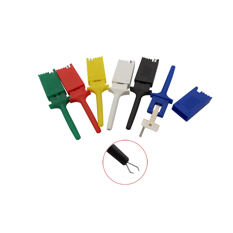 Flat Test Hooks Logic Analyzer Clips Gripper Probe Breadboard Jumper Wire Test Leads For IC Electronic Testing 20/30CM