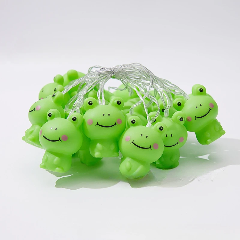 LED الفينيل سلاسل الإضاءة الكرتون الحيوانات سلسلة ضوء غرفة الأطفال الديكور حزب Oanaments