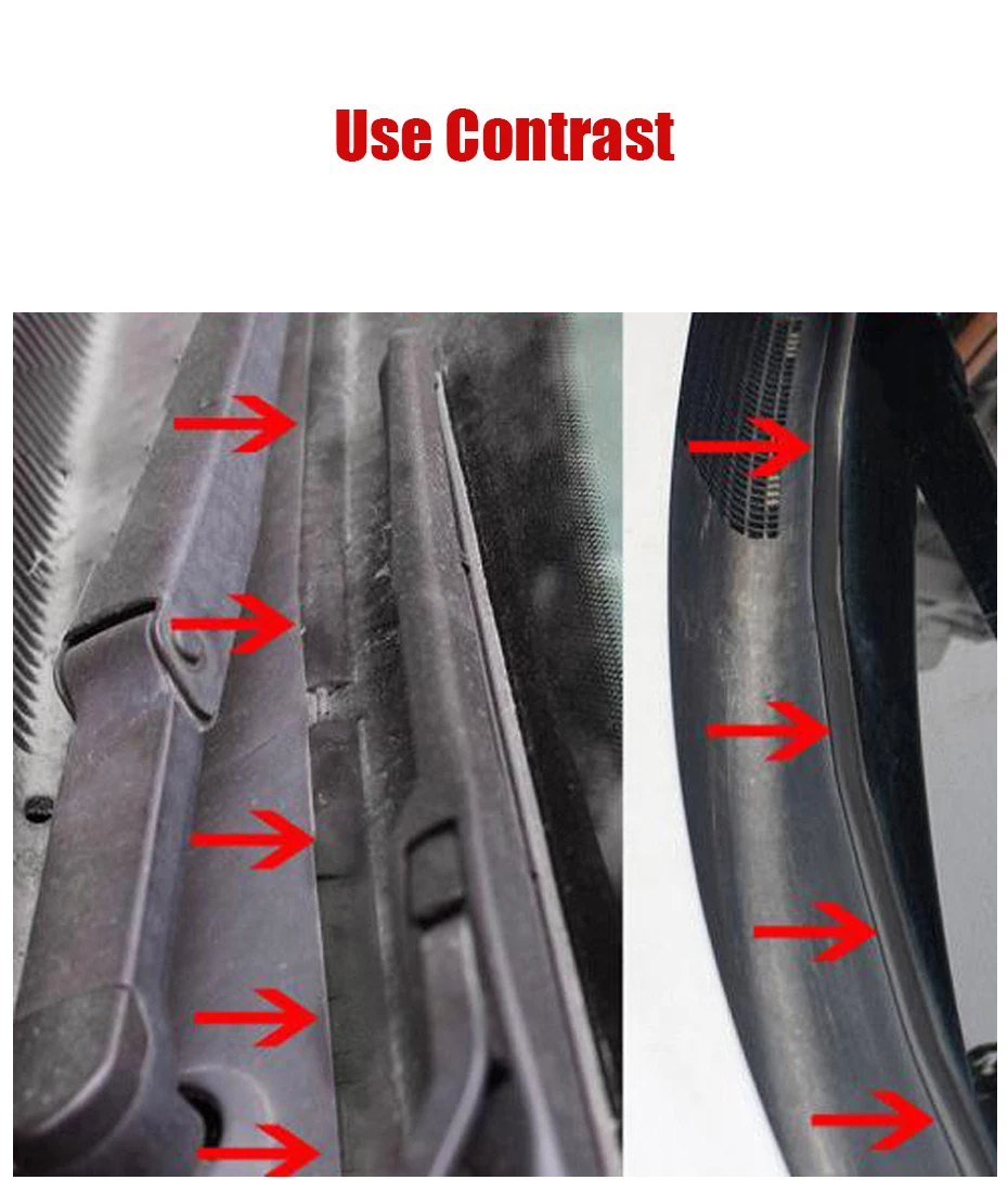 Auto Frontscheibe Panel Form Gummi Dichtung Streifen Für BMW E90 E60 E39 E36 F30 F20 E91 E34 F31 X5 E70 E53 M G30 – Detail 3