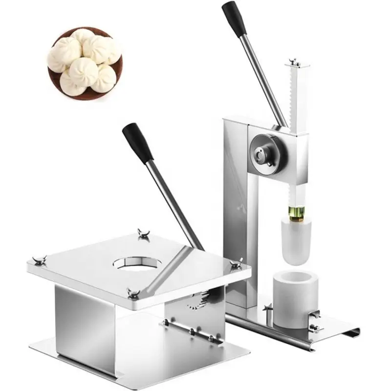 

The Chicken Steamed Stuffed Bun Hand Press Baozi Forming Twist Bun Encrusting New Thin Usa Momo Folding Dough Maker Machine