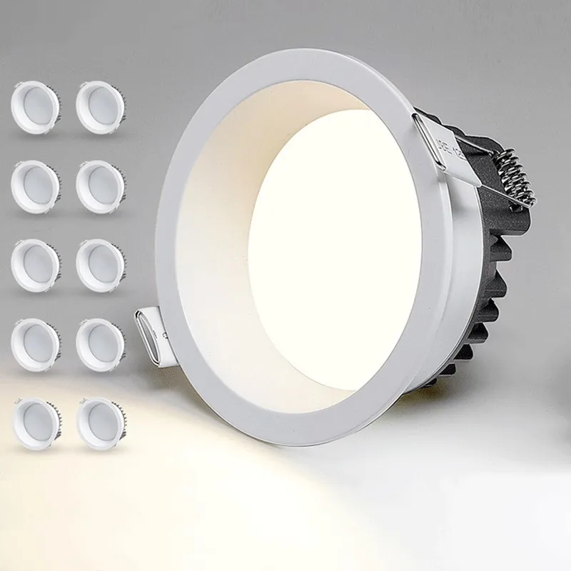 

Dimmable Recessed LED Ceiling Lights 7W 12W 15W led downlight indoor Spot Lamp Background Spot Light For Home lighting fixture