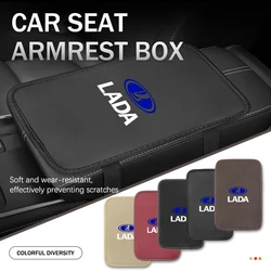 Car Armrest Box Pad Breathable Ice Silk Central Armrest Box For Lada Vesta Granta Vesta Niva 4X4 Largus Vaz Samara 2110