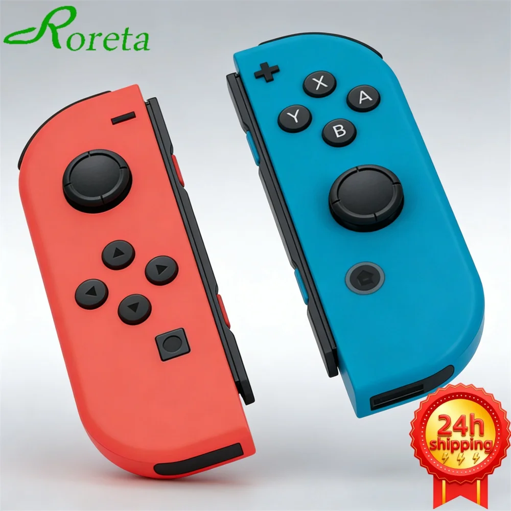 

Беспроводной контроллер для Nintendo Switch NS/OLED/LITE, геймпад, джойстик, двойная вибрация, турбо-режим, дистанционное управление, 6-осевой гироскоп, L/R джойпады