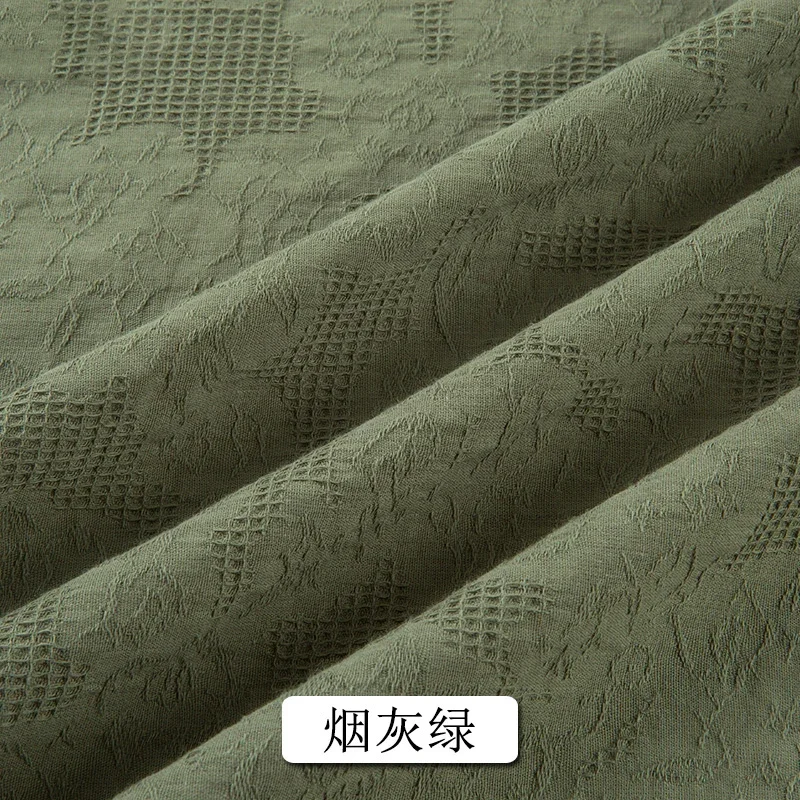 140x50cm Baumwolle Leinen Jacquard Stoff DIY handgemachte Sommerkleid Hanfu Kleidung Tuch zum Basteln und Nähen
