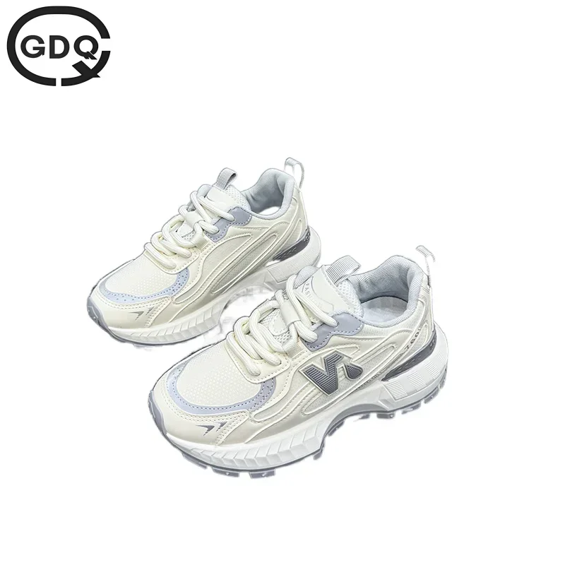 GDQQ Nieuwe dames luxe dikke zool sneakers casual schoenen sneakers dames mesh ademende dikke zool tennis gevulkaniseerde schoenen