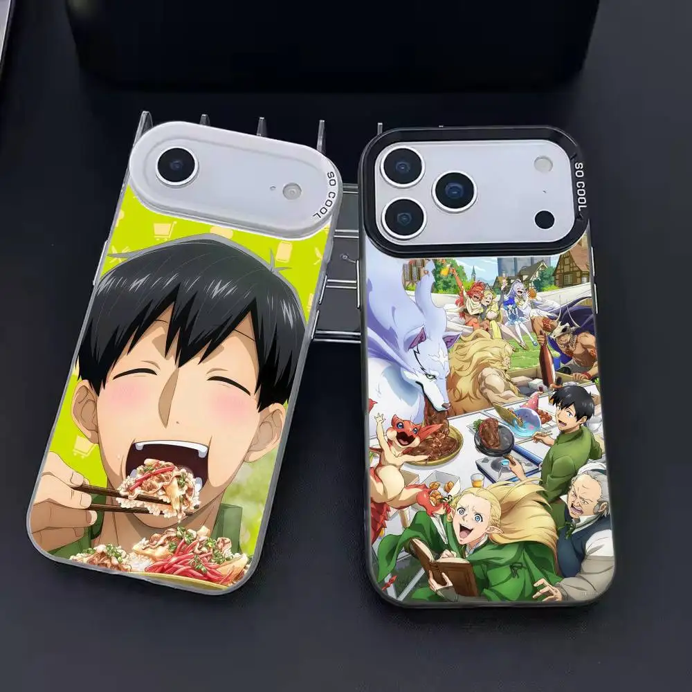 

Campfire Cooking in Another World with My Absurd Skill Phone Case Color Silver For IPhone 17 16 15 14 13 12 11 Pro Max Plus