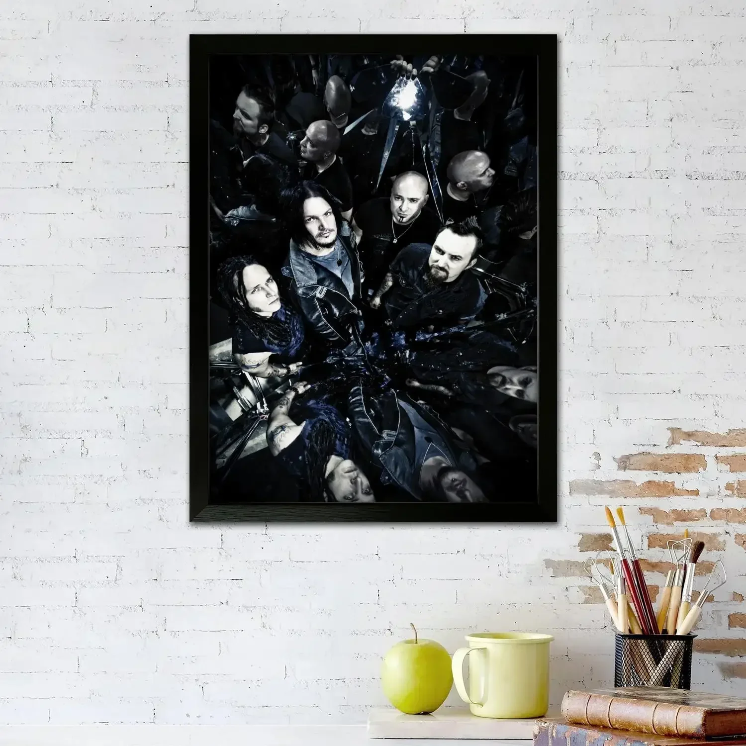 disturbed Singer Poster Prints Wall Art Canvas Painting Poster For Modern Family Living Room Home Decor