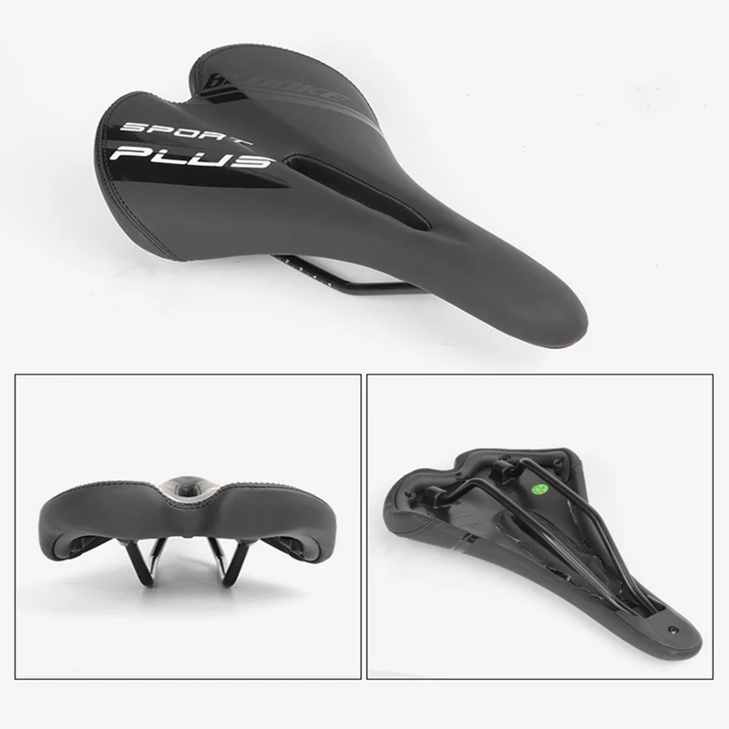 BLOOKE Mtb Soft Seat Bicycle Saddle Comfortable Memory Foam Shock-Absorbing Thickened Cycling Sports Accessories PU