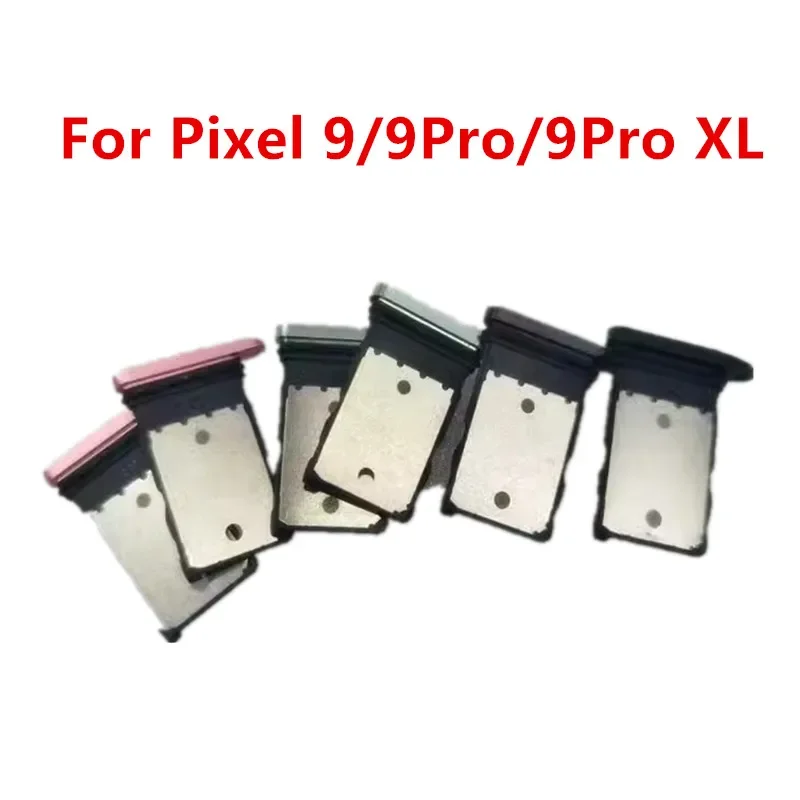 SIM Card Slot For Google Pixel 9 Pro XL Pixel9 9Pro 5G Card Adapters Socket Holder Tray Chip Drawer Replace Housing Repair Parts