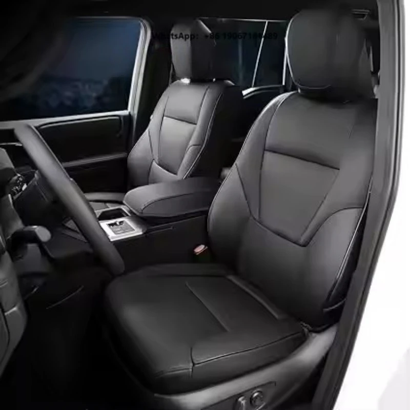 Hot Selling Universal Car Seat Cover Full Set Customized Breathable and Durable Polyester Car Seat Covers     LF