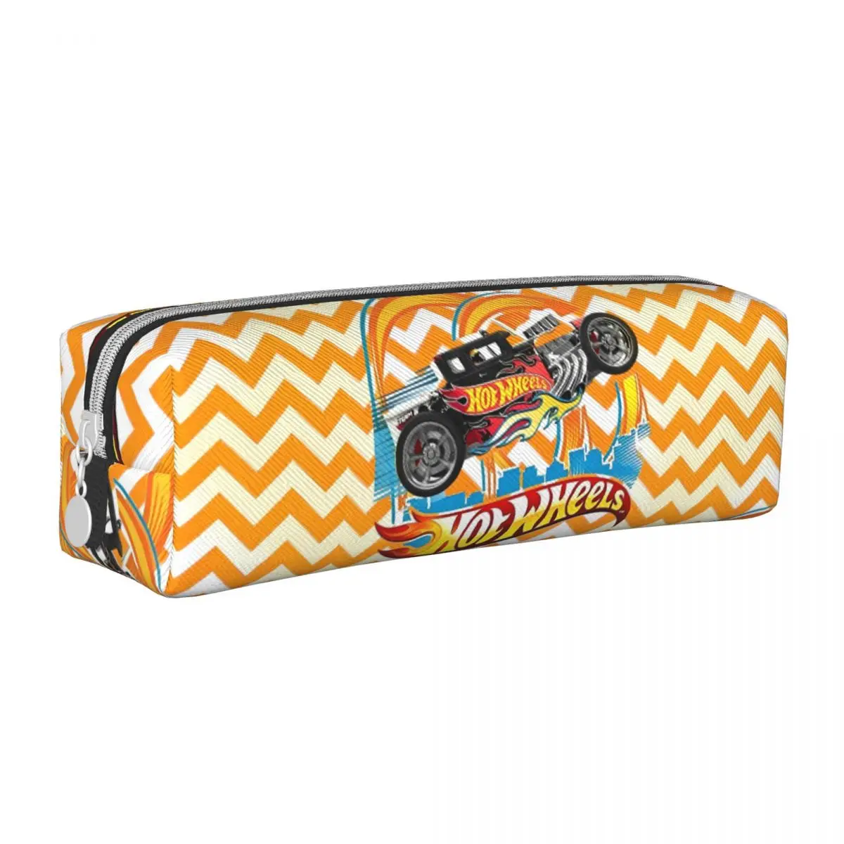 Cartoon Racing Hot Wheelss Unleashed Astuccio per matite Astuccio portapenne per ragazze Ragazzi Borse Studenti Scuola di cancelleria cosmetica