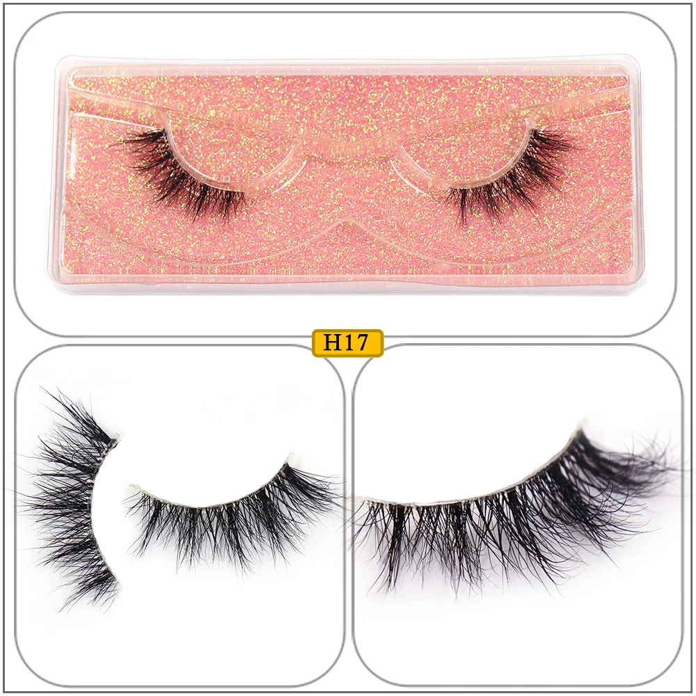 Half Lashes Strip Eyelashes Natural Soft Wispy False Eyelashes Natural Mink Lashes For Daily Makeup Eyelash Extension Fake Lashe