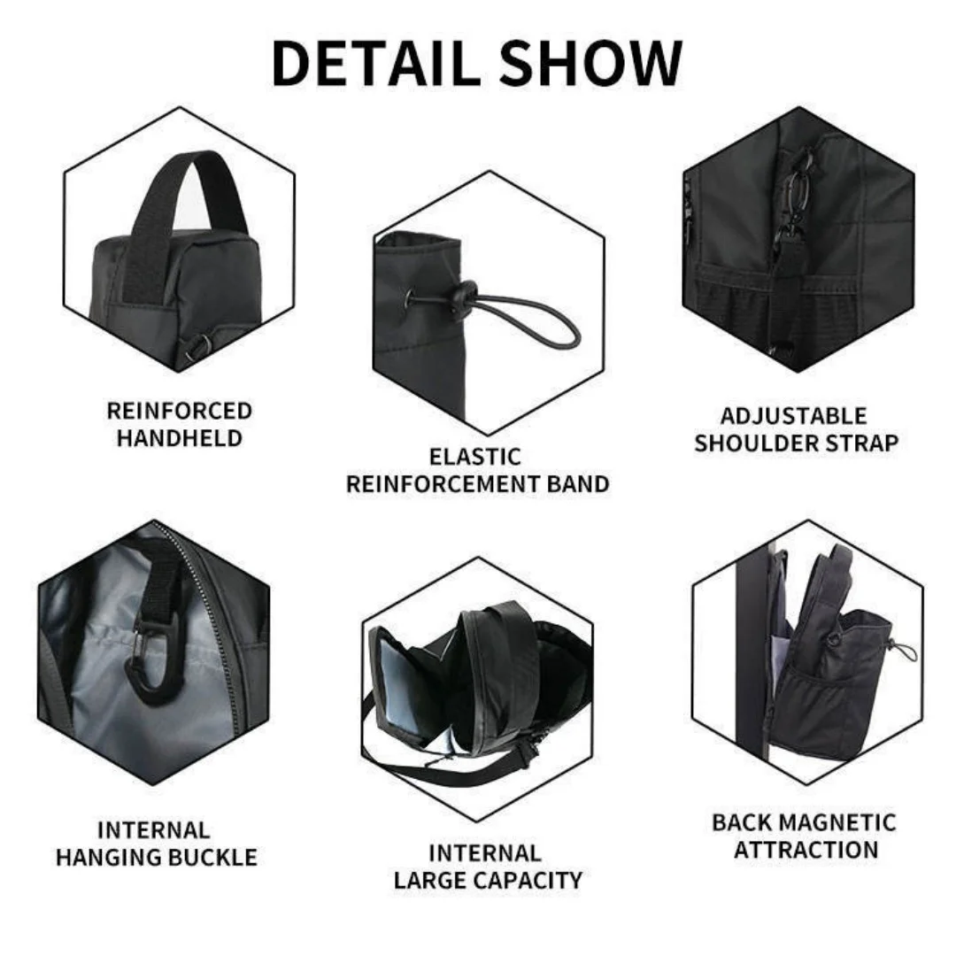 Magnetyczna torba na butelkę wody 2025, specjalna do siłowni, uchwyt na kubek do sportów outdoorowych z mocnym magnesem do fitnessu i aktywnego trybu życia.