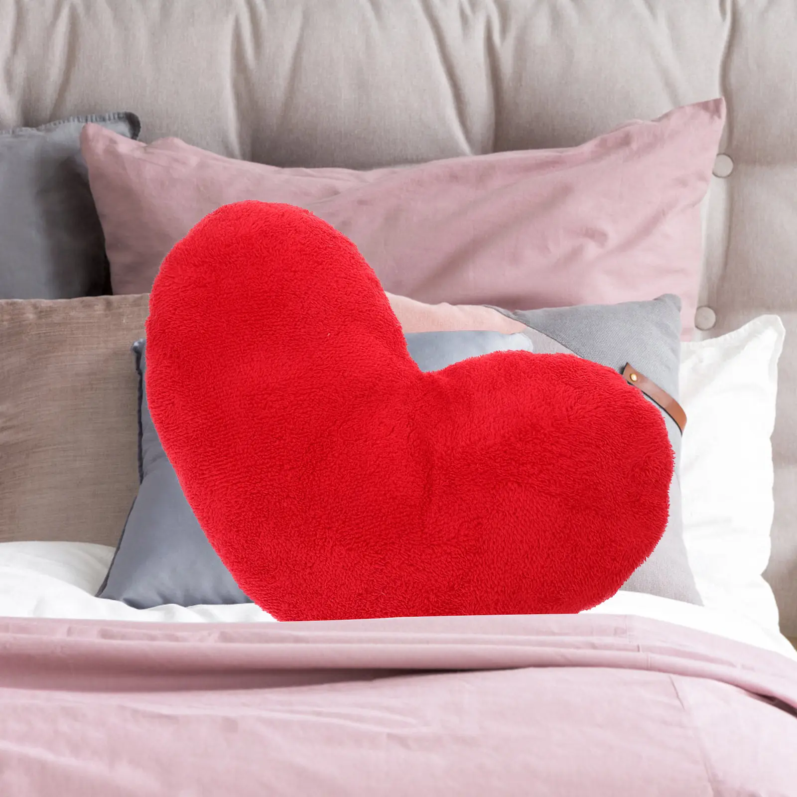 

Подушка-сердце для дивана, кровати, автомобиля, для сна, домашнего декора, мягкая, милая, романтичная, декоративная подушка для объятий