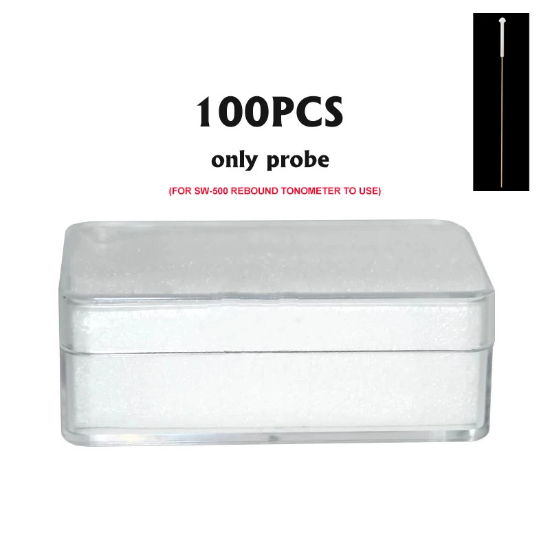 100 pcs Disposable Probes For Eye Rebound Tonometer Eyecare Ophthalmic Equipments One Box SW-500