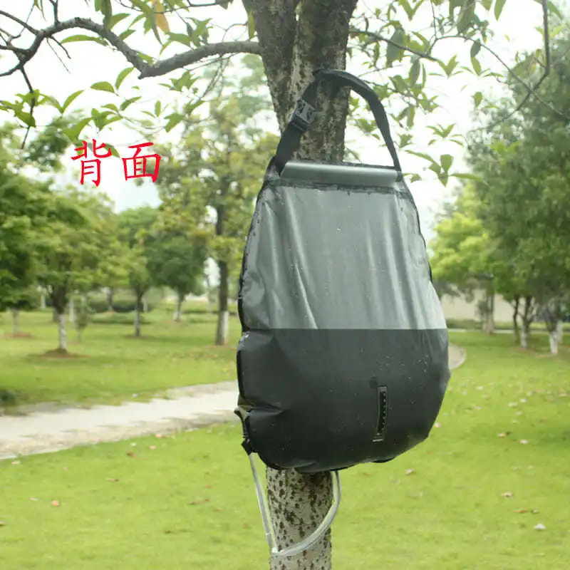 Outdoor Camping and Hiking Water Bags, Foldable, Self Driving, Solar Hot Water Bag, Bathing Artifact, Shower Sprinkler Bag, 20L