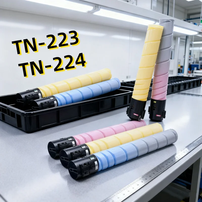

TN223 TN224 Copier Toner Cartridge Compatible for Konica Minolta Bizhub C226 256 266 7222 7226 Refill Toner Cartridge CMYK