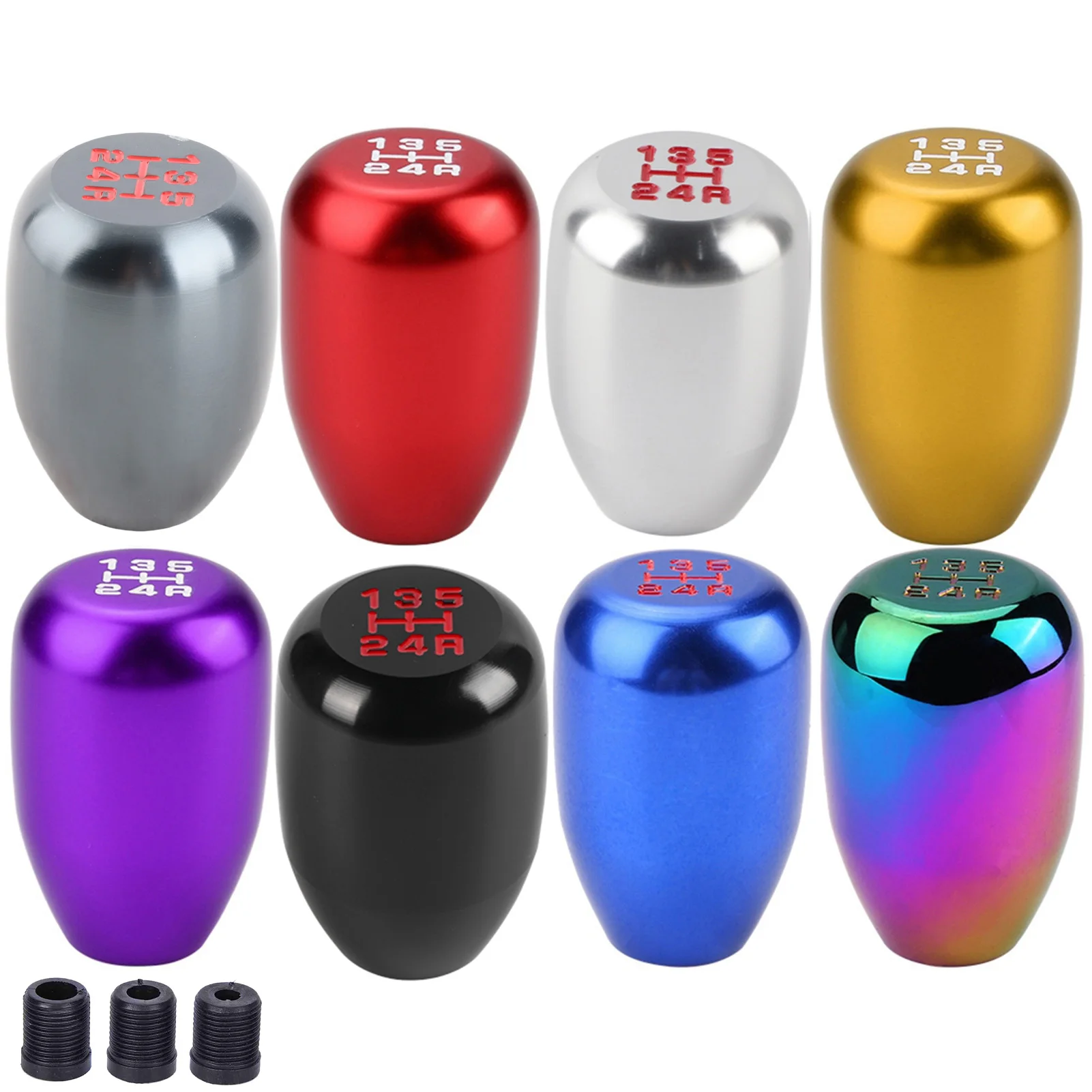 

Автомобильная 5-скоростная ручная ручка переключения передач, рычаг переключения передач с 3 адаптерами, 8/10/12 мм, рычаг переключения передач, ручка переключения передач, автомобильные аксессуары