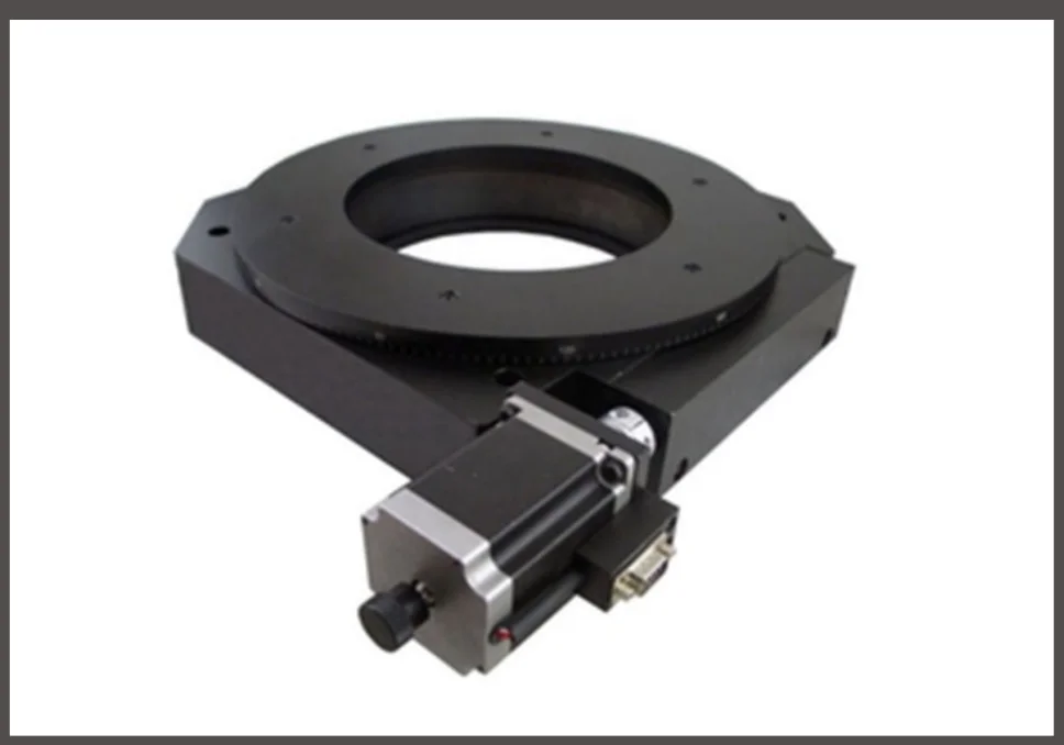 Electric rotary table 300mm turntable hollow rotary platform electric indexing disc RA300 turntable angle table