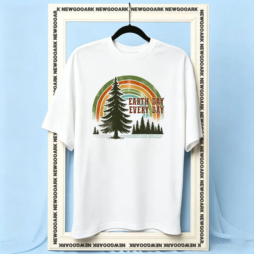 Earth Day Earth Day Everyday Nature Environmental t-shirt woman man Casual cotton printed t shirts Adult O-neck outdoors tee