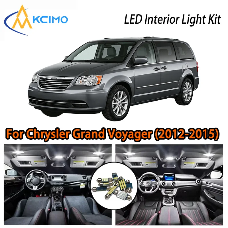 

KCIMO For Chrysler Grand Voyager (2012-2015) Premium LED Interior Kit - 2 Colors , Quick Installation, Long-Lasting