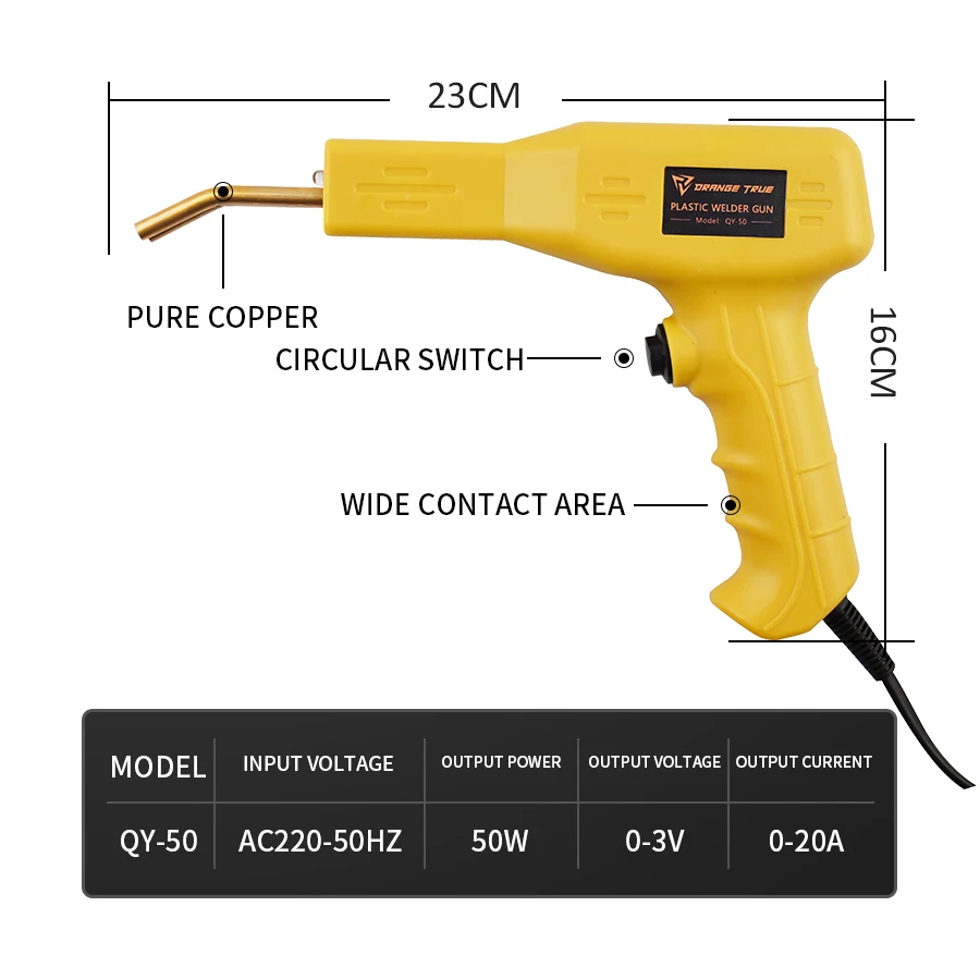 Plastic Welder Welding Machine Car Bumper Soldering Gun 4 Types Staples for Bumper/Kayak/Plastic Product Repairs