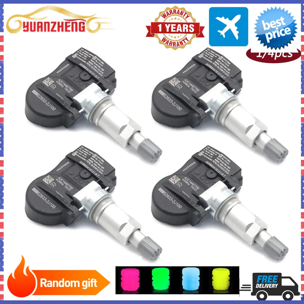 

TPMS 52933-2J100 529332J100 Датчик давления в шинах 433 МГц 52933-3N100 52933-2M650 52933-B1100 для Hyundai Verna Kia Ceed Sorento