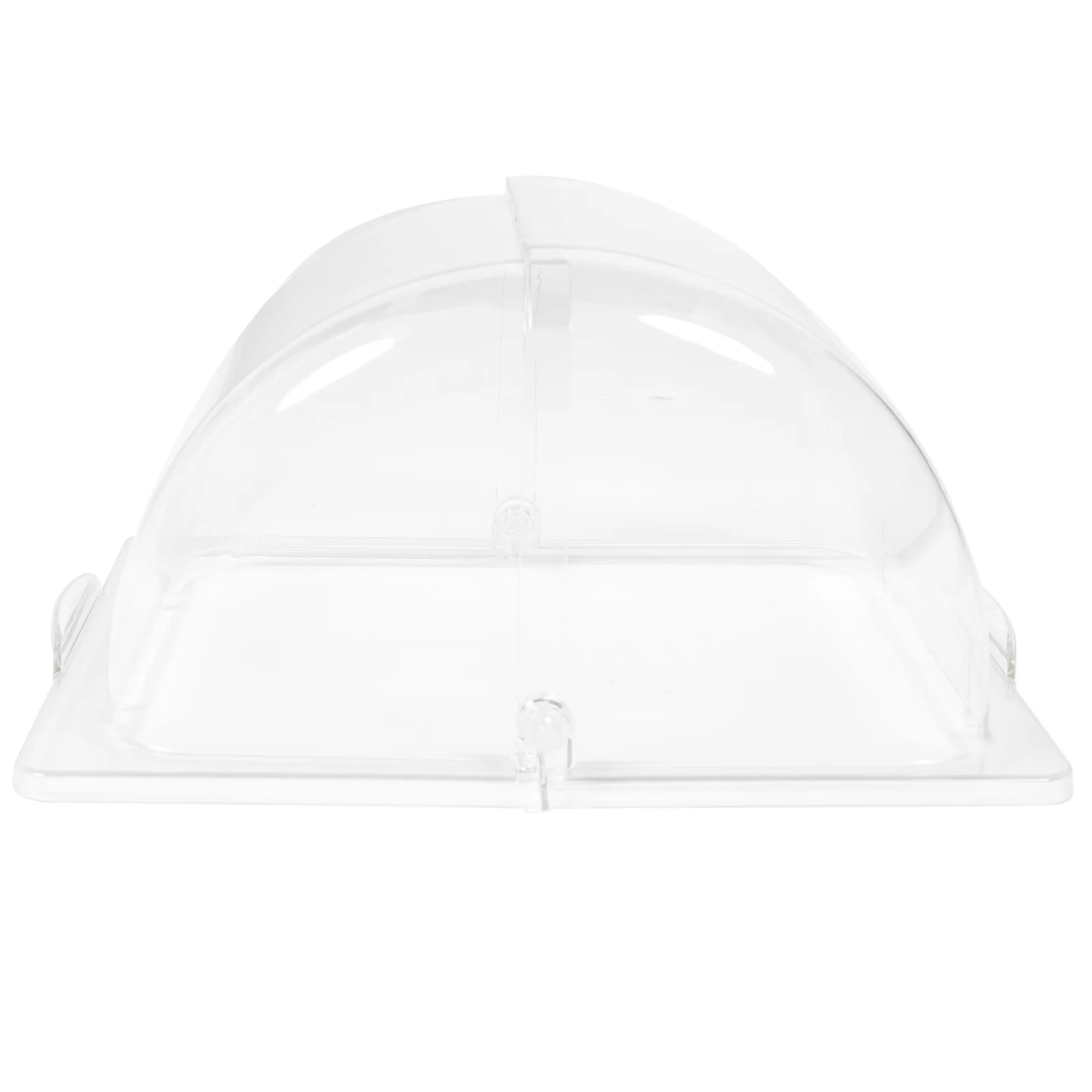 Transparent Cake Tray with Lid Food Serving Plate Suitable for Cupcakes Pastries Candy Appetizer Party Treats Tea Infuser