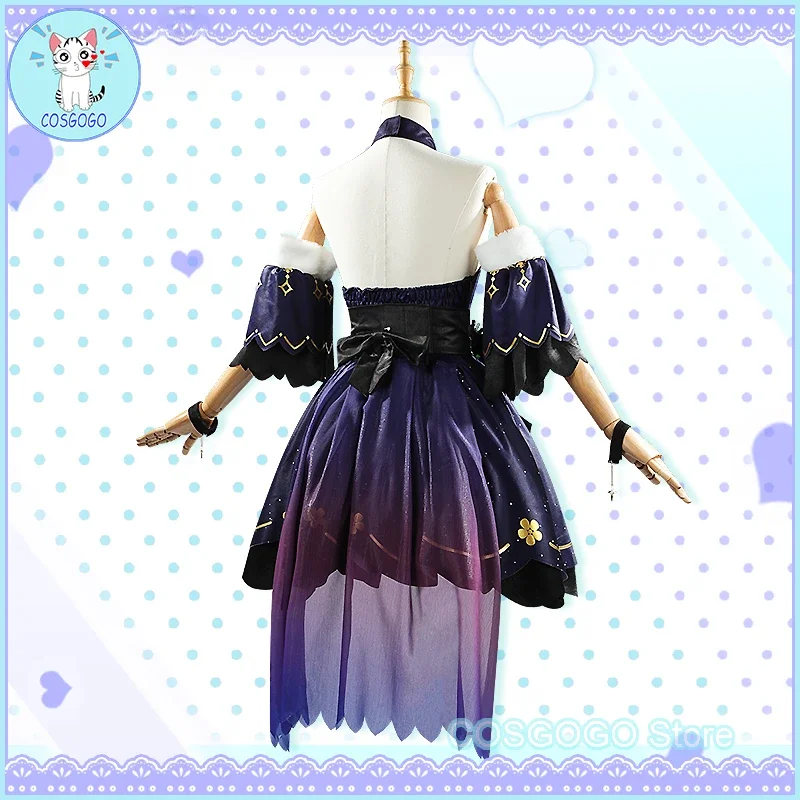 COSGOGO [Personalizzato] Vtuber Nijisanji Inui Toko Costume Cosplay Abito adorabile Uniforme Halloween Outfit Donna Nuovo