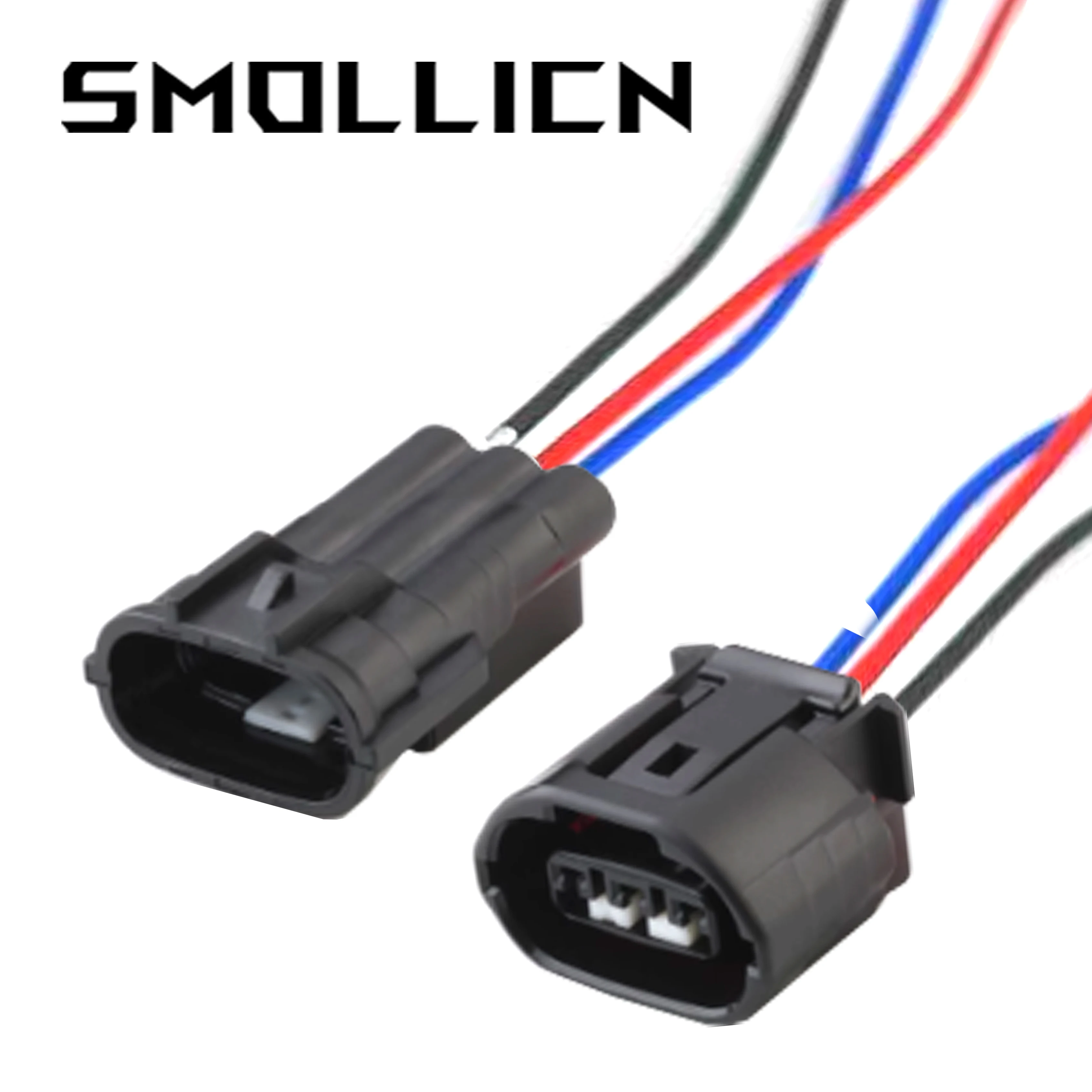 

1/5/10/20/50 Sets 3 Pin 6189-0442 6188-0282 Automotive 1UZ 2UZ Oval Alternator Plug Connectors For Toyota Nissan Lexus