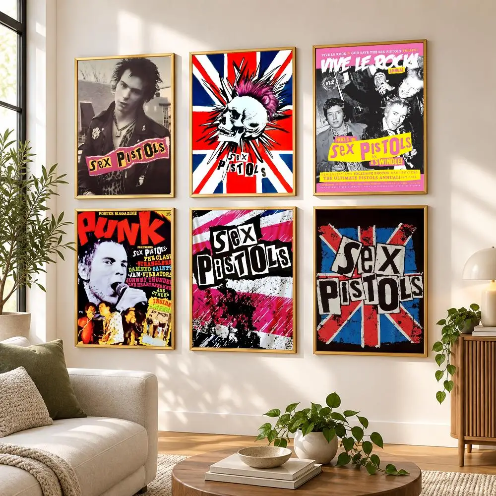 One Of The Influential Punk Band Poster HD art sticky wall waterproof home living room bedroom bar aesthetic decoration