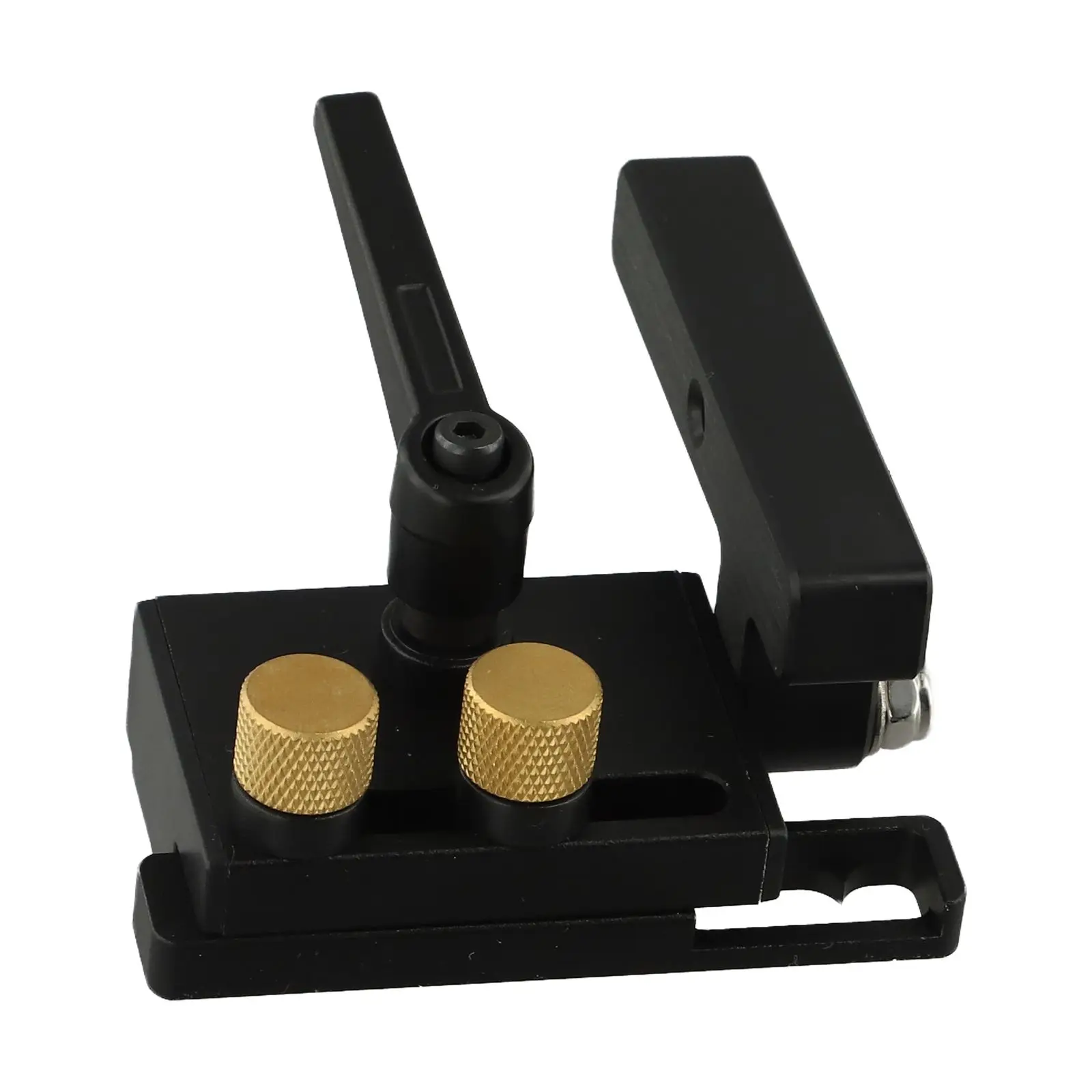 

For Miter Fence T-Slot Stop Woodworking Projects Black Ergonomic Handle Miter Limiter Ergonomic Design Standard 19mm T-slots