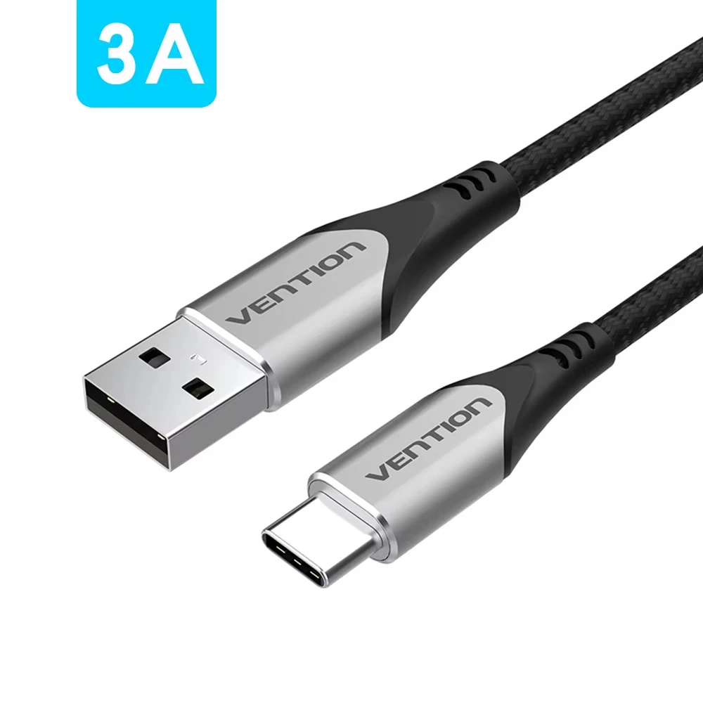 Vention 5A Type C Kabel voor Huawei Mate 30 20 P30 P20 Xiaomi Samsung USB C Snellaadkabel Mobiele Telefoon USB Type-C Kabels 3A